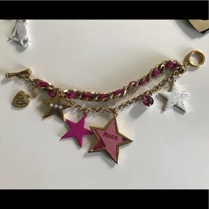 Betsey Johnson Rock Star Charm Bracelet